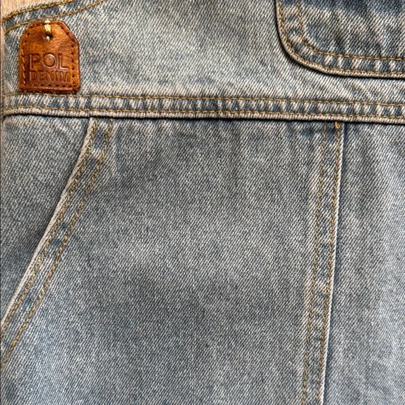 POL Denim Overall Dress - NWOT - Picture 4 of 10
